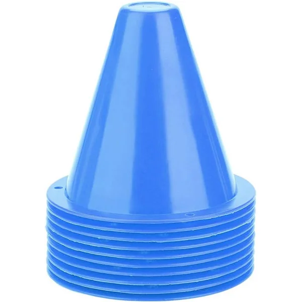 Football Training Cones, Soccer Cones for Training 10 Pcs Training Traffic Cones Foot