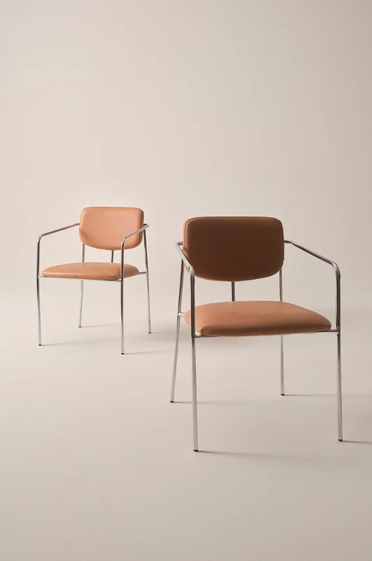 Jotex - Fauteuil 2-pak Bruin Bruin - JACKSONVILLE - Koop Eetkamerstoelen & keukenstoelen bij Jotex