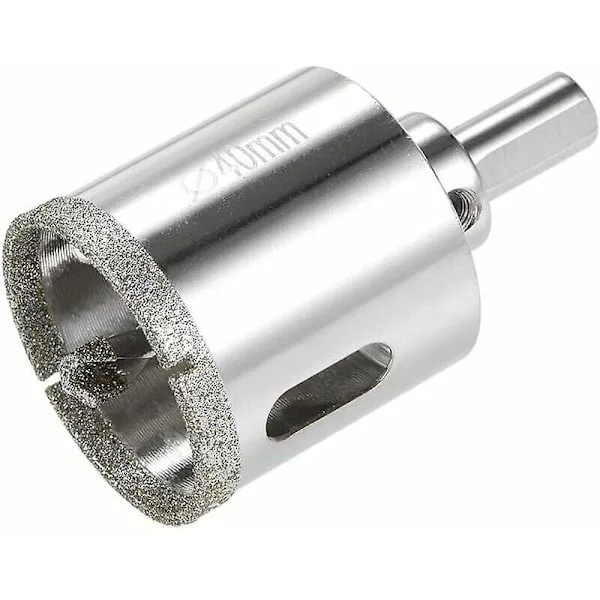 40mm Glass Keramisk Flise Senter Guide Bor Bitt Glass Hullsag Diamant Bor Bitt