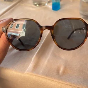 Bruna runda solglasögon Ray-Ban