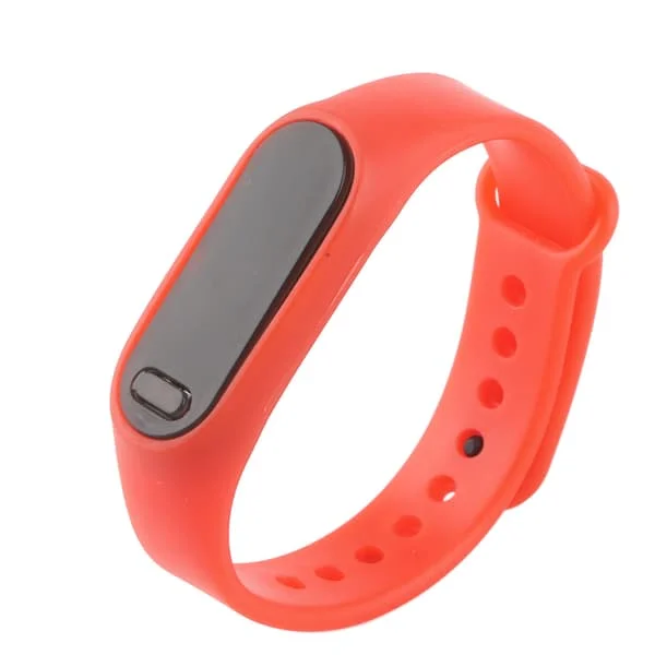 Smart Digital Klocka Armband Självlysande Elektronisk Klocka Trendig Stilfull Armbandsur Röd