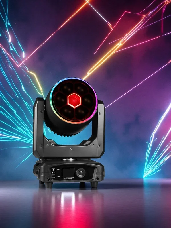 AliExpress - 2PCS 7x40W Bee Eye Beam Wash Halo Effect Mini LED Moving Head RGBW 4in1DMX512 Controle voor DJ Disco Party Nachtclub Bruiloft KTV