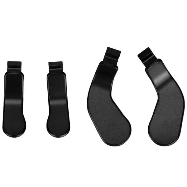 4 stk. Controller-paddles i rustfrit stål, reservedele til Xbox One Elite Controller Series 2 Model 1797 Sort