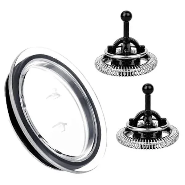 2 st Mjölkskummare Ersättningsvispar och 1 Lock, Vispar för Nespresso Aeroccino 3/4/Xl och Lock för Nespresso Aeroccino 3 (LGL)