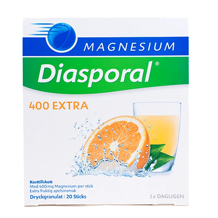 Biosan Magnesium Diasporal 400 mg Extra 20 påsar