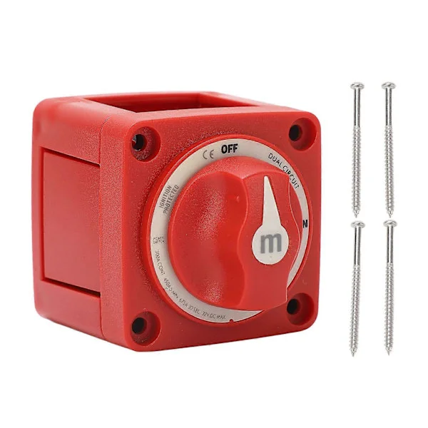 300A Batteri Koblingsbryter DC32V Vanntett Dobbel Krets Kutt Av Bryter for RV Marine Bilbatteri
