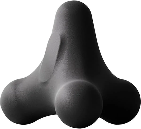 Shiatsu-hierontapallot painepisteillä - 1 kpl - Harmaa - Triggerpisteharjoituspallot hartioille, niskalle, selälle ja käsille