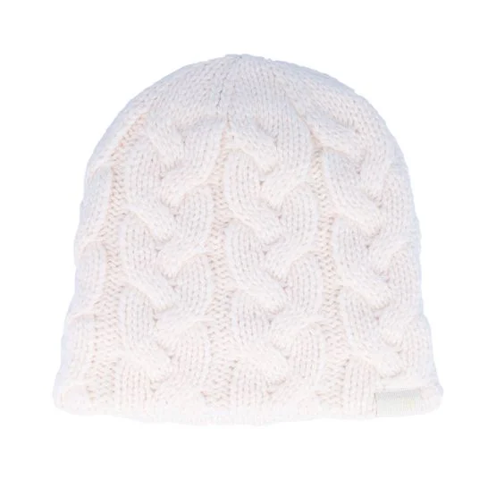 The North Face - Cable Minna Gardenia White Beanie Knit White Beanie - @ Hatstore