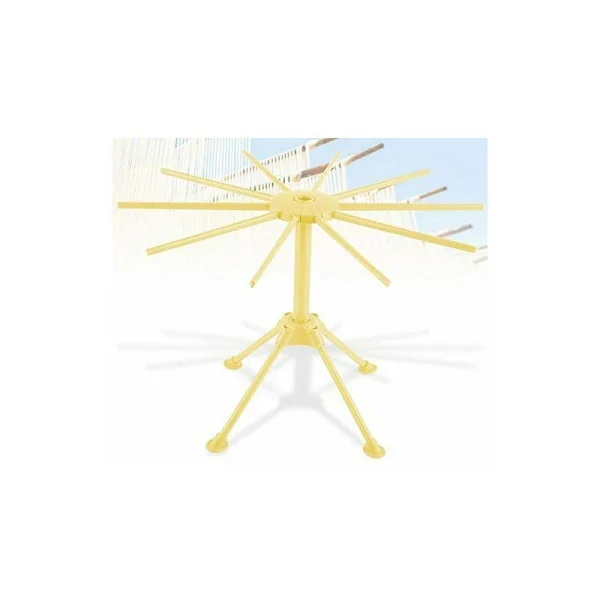 Spaghetti Dryer Pasta Dryer Foldable Drying Rack Stand Kitchen Drying Tool (Yellow)