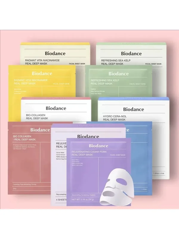 AliExpress - Masque facial au collagène Biodance, hydratation et soin très efficaces, améliore l'élasticité de la peau, apaisant et éclaircissant, 