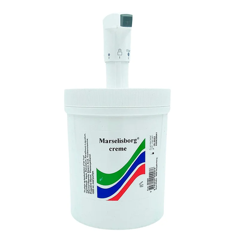 Marselisborg Creme M. Pumpe 1000 ml, Medicin & Pleje, Medicin & Pleje, Eksem & Tør Hud