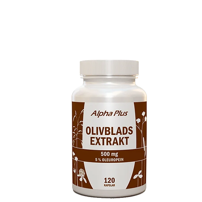 Alpha Plus Olivenbladekstrakt, 120 kaps