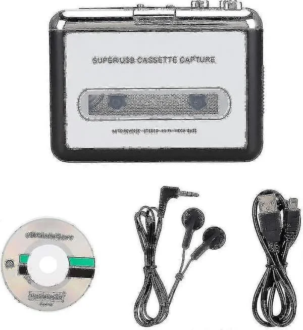 2025 Ny Stereo Kassettbandspelare, Walkman Portabel Kassettbandspelare, Portabla Hörlurar För Dator