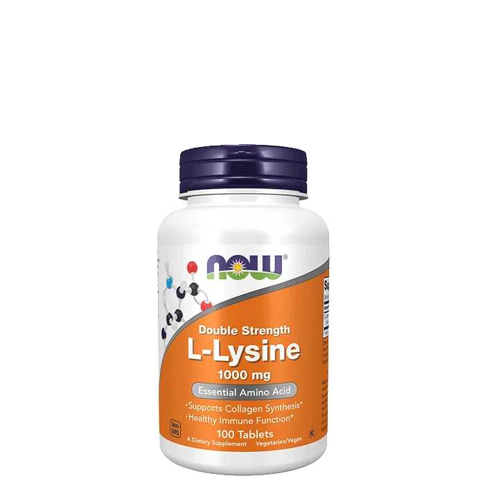 Now Foods L-Lysine 1000 mg 100 tabletter