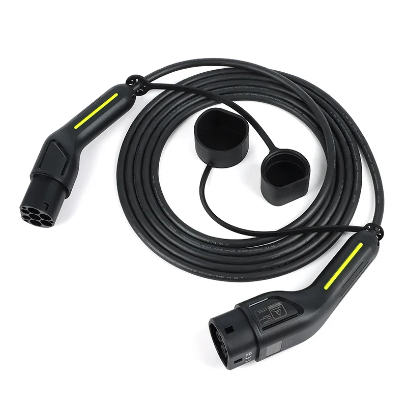 AliExpress - Câble de chargement de rue EV étanche pour Station Wallbox 5M 3.5KW-22KW Type 2 Type 1 Mode 3 noir