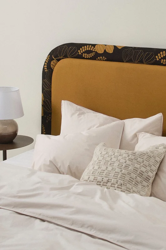 Jotex - Sängynpääty 160 Cm Ruskea/kuviollinen Ruskea/kuviollinen - VÅGHOLMEN - Osta Sängynpäädyt Jotex