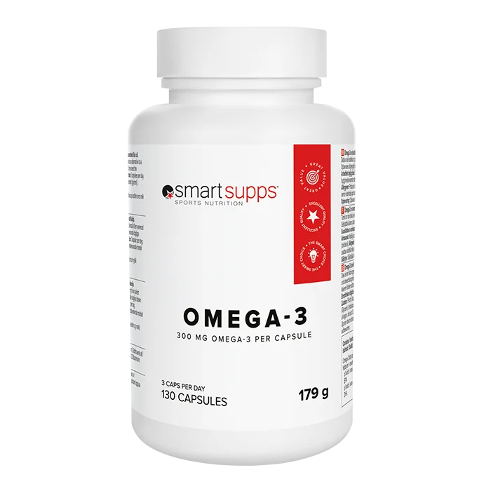 SmartSupps Omega-3 130 kapsler