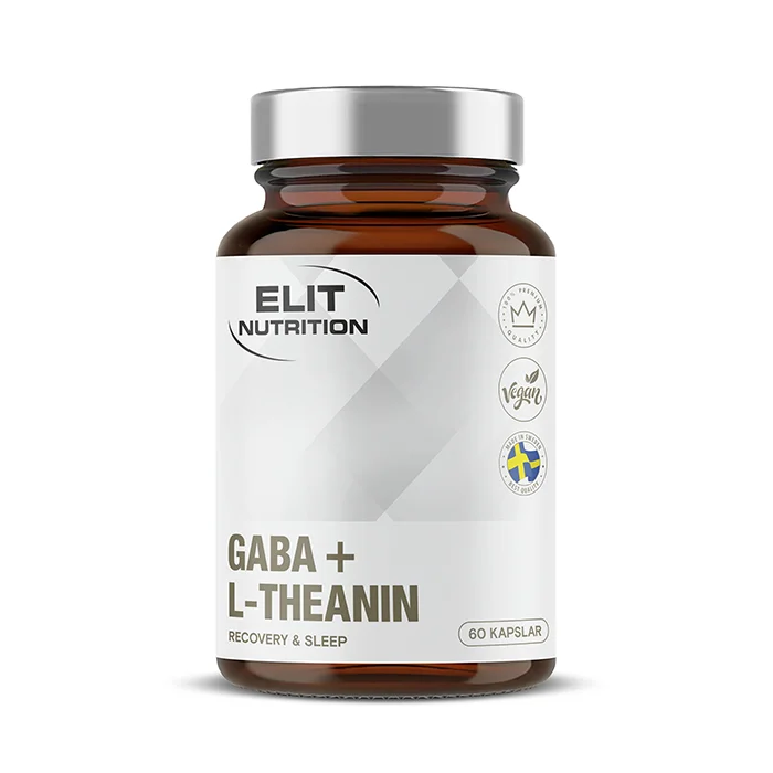 Elit Nutrition ELIT GABA + L-Theanine Aminosyror 60 kapslar