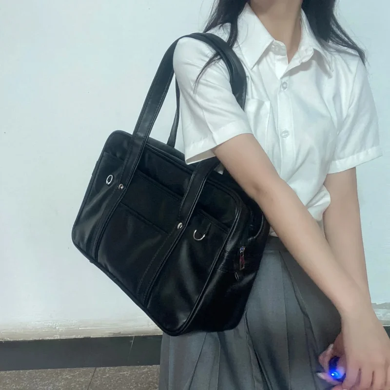 AliExpress - Cartable en cuir PU japonais, sac à main japonais à large application, grande capacité, étanche