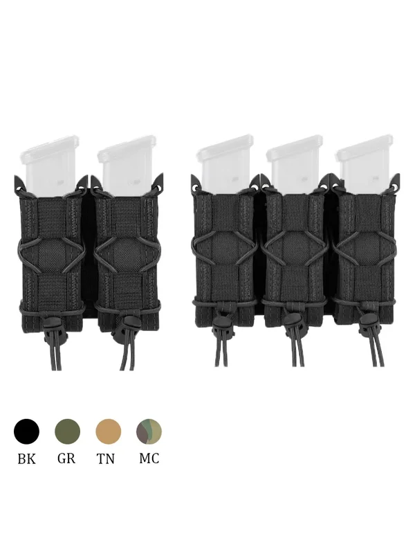 AliExpress - Pochette pour magazines OPHIDIAN 9 mm Pochette pour magazines double triple Pochette pour magazines ouverte Molle adaptée pour 17 19
