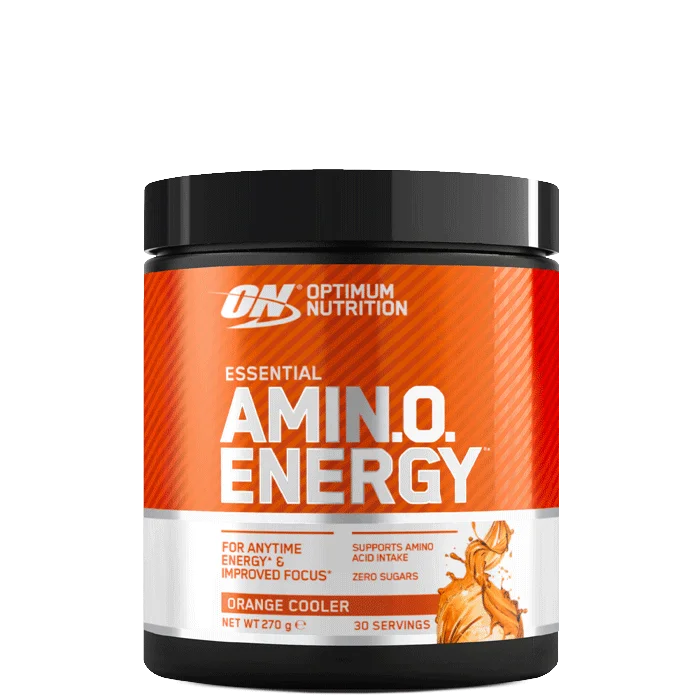 Fokus & nootropics Optimum Nutrition Amino Energy PWO 270 g, Orange Cooler - Bodyman.dk