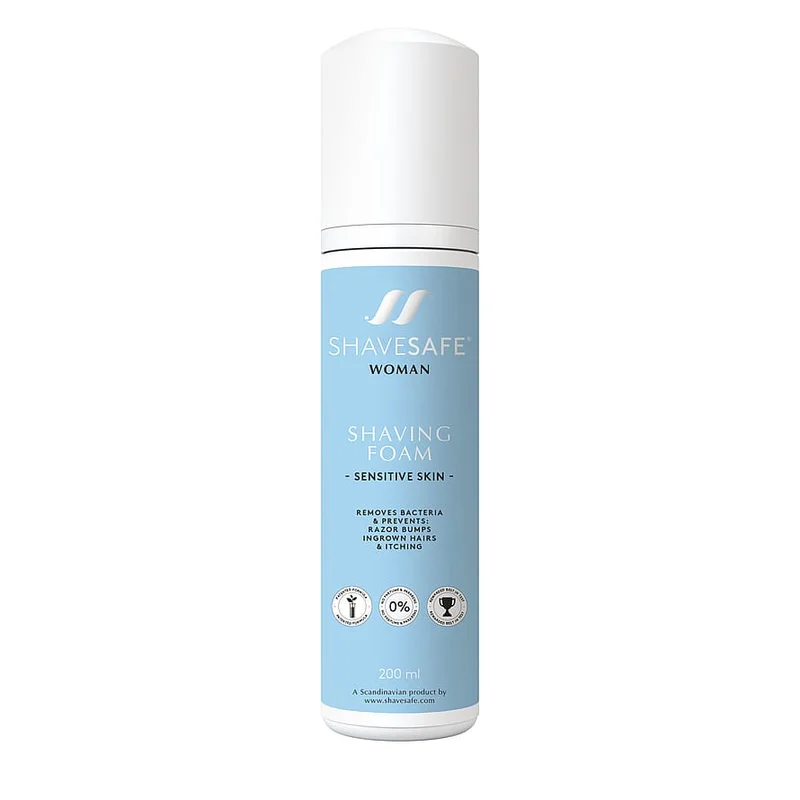 ShaveSafe Barberskum til kvinder sensitiv 200 ml, Hudpleje, Hårfjerning, Barberskum & Gel