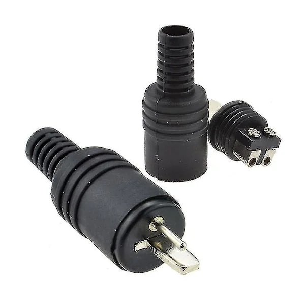 2-polig DIN-kontakt högtalare och HiFi-kontakt skruvterminaler [2-pack] Hfmqv