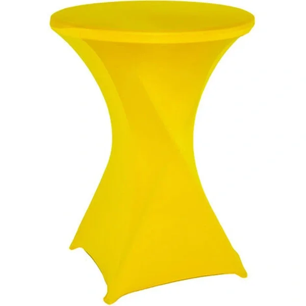 /EA/Bistro Cover - Ståbord - Deco Cocktail - Stretch Spandex (citrongul)