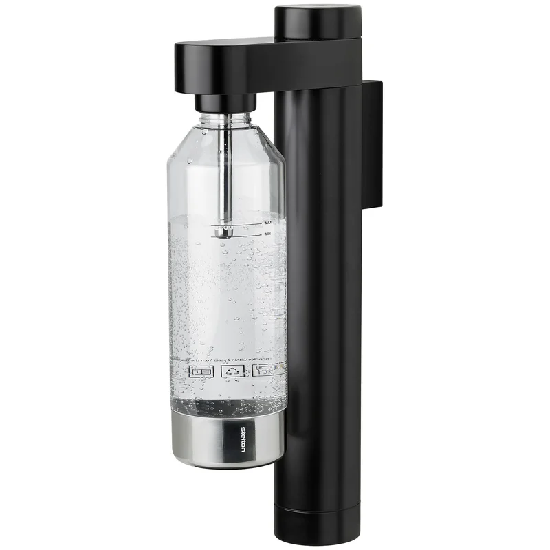 Stelton Brus sodavandsmaskine vægmonteret, sort | KitchenOne