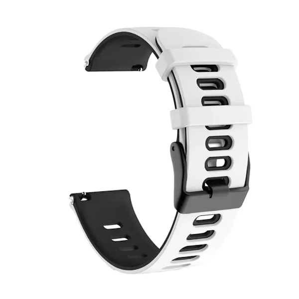 [RM]20 22 mm silikonrem för Garmin Venu 3 Band Forerunner 265 255 245 Music Vivoactive 4 Band för Garmin Venu Sq 2 Plus armband Vit Svart White Black