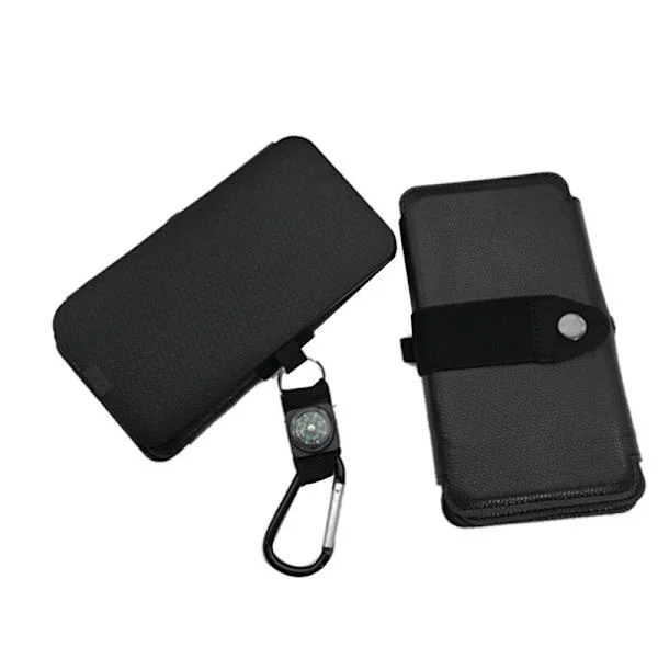 Solar Charger 9W Solar Panel Foldable 5V USB Socket Devices Portable Solar Panels for Smartphone Charging, 5 Panels