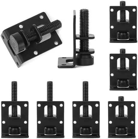 6cm 8 stk. Møbelben, Kaffebordben, Justerbare Ben, Justerbare Møbelben, Justerbare Bordben, Egnet for