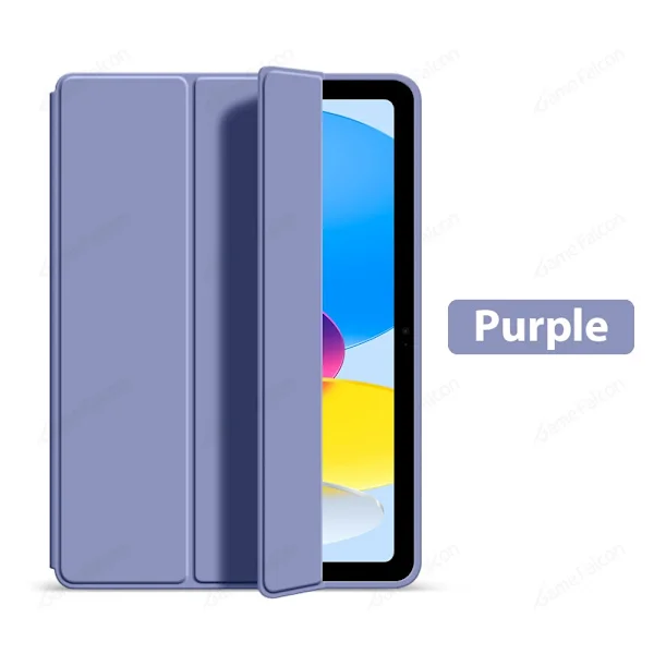 Fodral til Ipad A16 10 9 9. 10. Generation 2025 Pro 13 11. M4 12.9 Funda Til iPad Air 11 M3 M2 5 4 Mini 6 7 A17 10.2 10.9 Beskyttelse Purple_yux