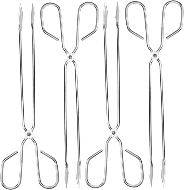 4 st tunga tänger utomhus eldstäder utomhus glödlampor pickup stick aptitretare utomhusverktyg plocka upp verktyg skräpklipp sopsax saxar C