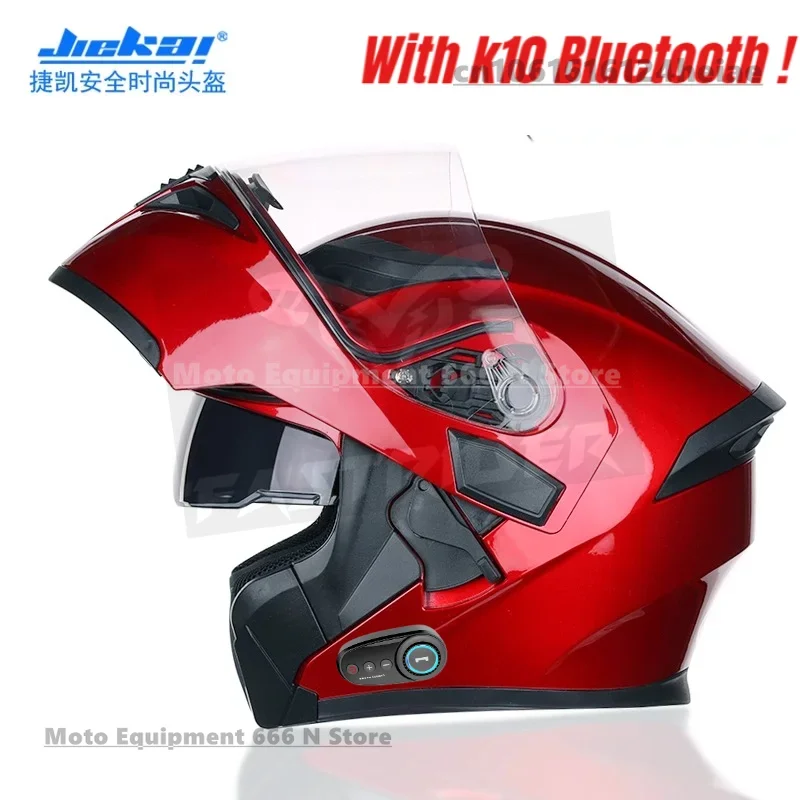AliExpress - Casque de Moto rabattable avec K10 Bluetooth double lentille Casco Moto Cool casque de Moto intégral Casco casques de Moto