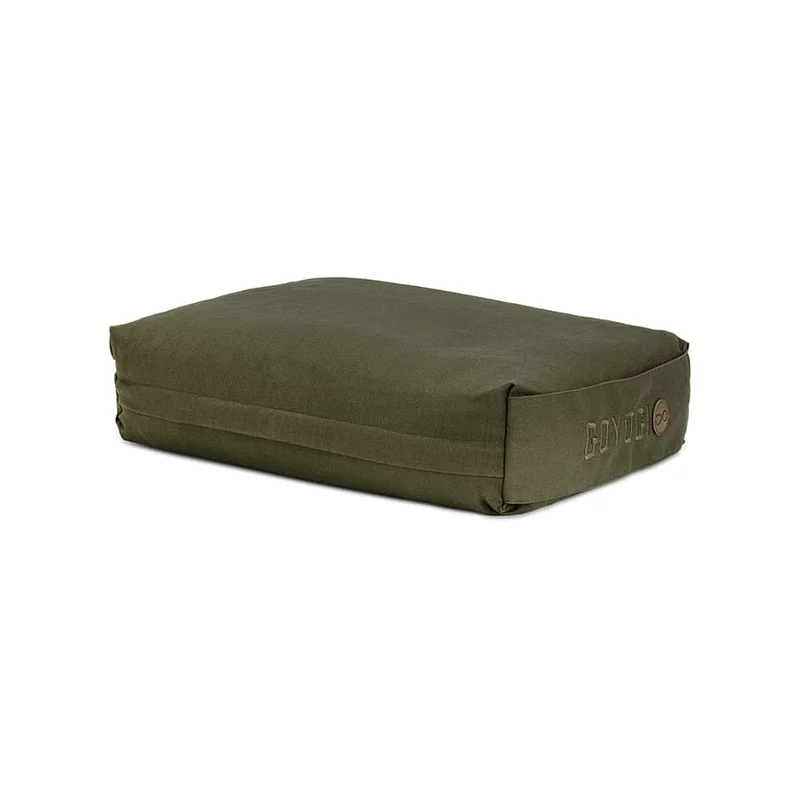 Spar 20% • Køb 2, GOYOGI Calm Rektangulær Yoga Bolster Dark Olive, Sport & Velvære, Yogaudstyr, Yogablokke