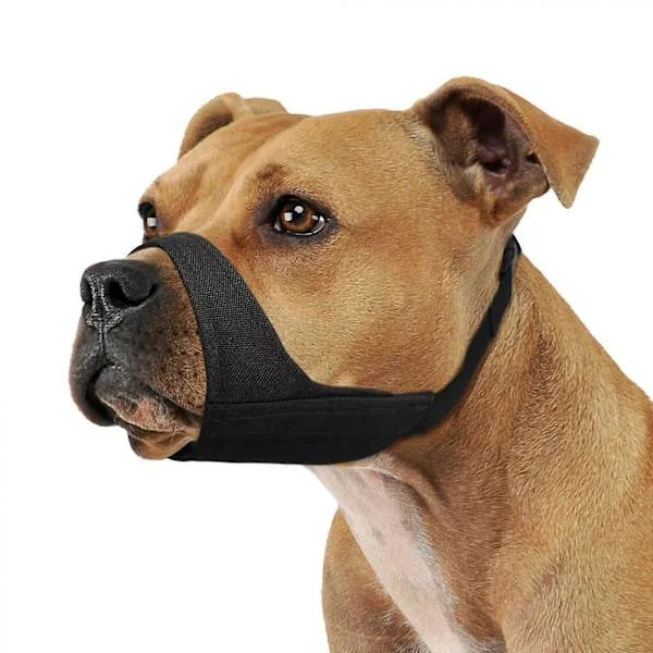Pitbull-kuonokoppa, pehmeä kuonokoppa amerikkalaisille bully-bulldogeille, bokserille, rottweilereille, puremisenestosuoja