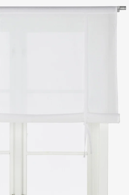 &Home - Voile laskosverho - Valkoinen - Laskosverhot - 120 - - Homeroom
