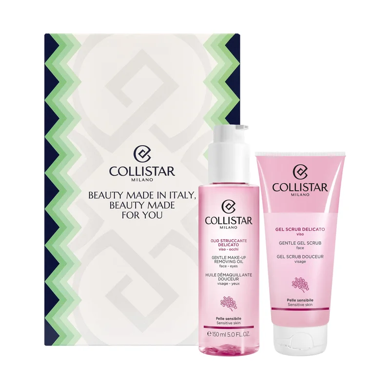 Collistar Detergenza COFANETTO Olio Struccante e Gel Scrub Delicato 1pz - Cofanetto Detergente