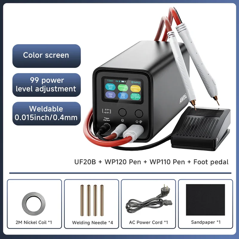 AliExpress - Podofo 10.5KW Spot Welder Capacitor Spot Welding Machine 1750A Output Portable Battery DIY Nickel Sheet Welding Machine
