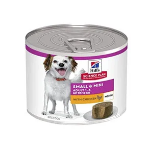 Hills SP Small & Mini Adult Dog, Chicken 200g Mousse