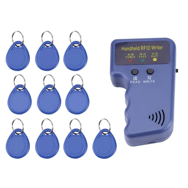 125KHz Håndholdt RFID Skriver Kopimaskin Leser Duplikator med 10 ID-brikker