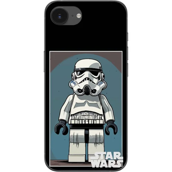 Kompatibelt Mobilskal till Apple iPhone 17e Retroinspirerad vit rymdsoldat i blockig figurdesign för sci fi fans