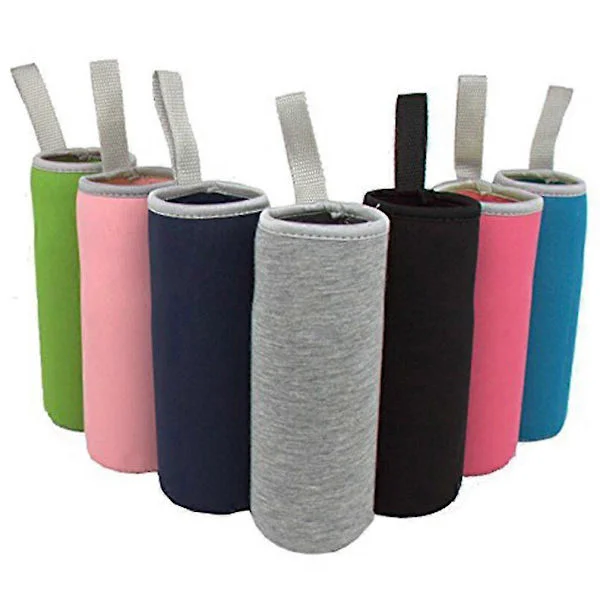 7-pak Glas Vandflaske Sleeve 12 Oz - 19 Oz Neopren Isoleret Drikkeflaske Betræk Bærer, Multi-farve