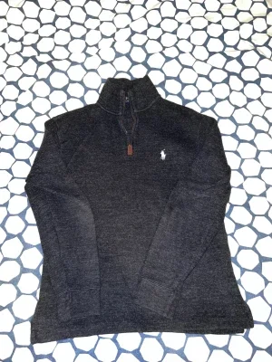 Mörkgrå half zip tröja Polo Ralph Lauren