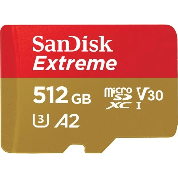 Muistikortti SanDisk Extreme microSDXC - 512GB