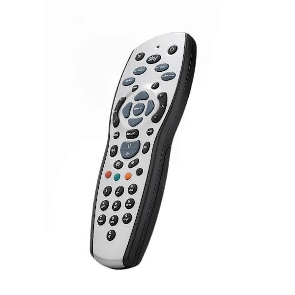 Fjärrkontroll för Sky HD, kompatibel med Sky+ HD digitalbox SKY 120, Silver