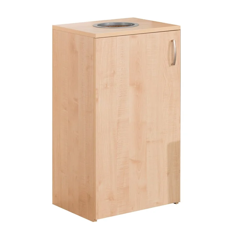 Refuse sack holder cabinet, 980x510x450 mm, beech