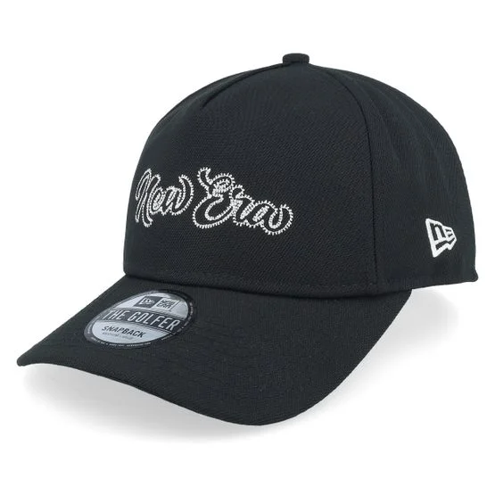 New Era - Negro adjustable Gorra - Ne Pc Golfer Black A-Frame Adjustable @ Hatstore