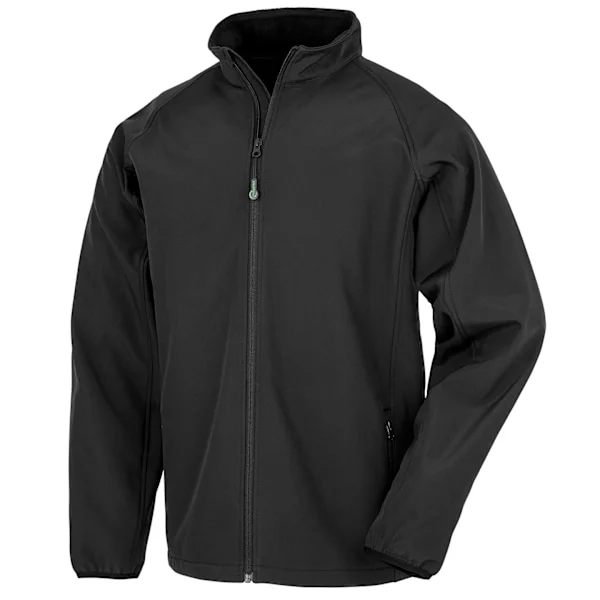Result Genuine Återvunnen Herr Softshell Tryckbar Jacka L Svart